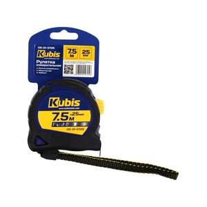 Рулетка измерительная PushLock 7.5 м*25 мм