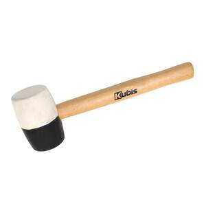 Киянка резиновая черно-белая 450 г, d 60 мм